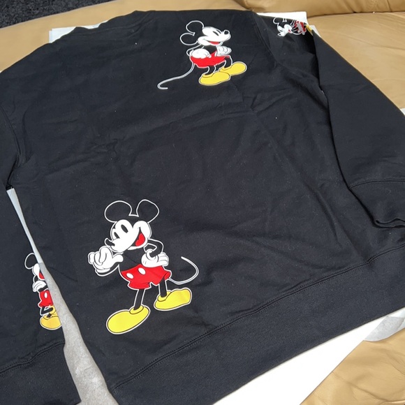 Disney UNISEX  Mickey Mouse Expressions Pullover Sweatshirt for Adults - Picture 10 of 15